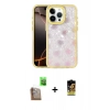 MARSİLYAN™- iPhone 16 Pro Max Kılıf Odak Prime - Siyah Buffer Cam Ekran Koruyucu + Raze Metal Kamera Lens - CLTM
