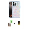 MARSİLYAN™- iPhone 16 Pro Max Kılıf Odak Prime - Siyah Buffer Cam Ekran Koruyucu + Raze Metal Kamera Lens - CLTM