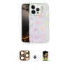 MARSİLYAN™- iPhone 16 Pro Max Kılıf Odak Prime - Siyah Buffer Cam Ekran Koruyucu + Pers Alüminyum Kamera Lens - CLTM