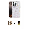 MARSİLYAN™- iPhone 16 Pro Max Kılıf Odak Prime - Siyah Buffer Cam Ekran Koruyucu + Pers Alüminyum Kamera Lens - CLTM
