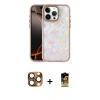 MARSİLYAN™- iPhone 16 Pro Max Kılıf Odak Prime - Siyah Buffer Cam Ekran Koruyucu + Pers Alüminyum Kamera Lens - CLTM