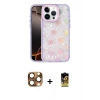 MARSİLYAN™- iPhone 16 Pro Max Kılıf Odak Prime - Siyah Buffer Cam Ekran Koruyucu + Pers Alüminyum Kamera Lens - CLTM