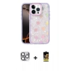 MARSİLYAN™- iPhone 16 Pro Max Kılıf Odak Prime - Siyah Buffer Cam Ekran Koruyucu + Pers Alüminyum Kamera Lens - GI