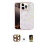 MARSİLYAN™- iPhone 16 Pro Max Kılıf Odak Prime - Siyah Buffer Cam Ekran Koruyucu + Pers Alüminyum Kamera Lens - CLTM