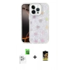 MARSİLYAN™- iPhone 16 Pro Max Kılıf Odak Prime - Siyah Buffer Cam Ekran Koruyucu + Raze Metal Kamera Lens - BZ