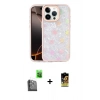 MARSİLYAN™- iPhone 16 Pro Max Kılıf Odak Prime - Siyah Buffer Cam Ekran Koruyucu + Raze Metal Kamera Lens - SH