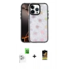 MARSİLYAN™- iPhone 16 Pro Max Kılıf Odak Prime - Siyah Buffer Cam Ekran Koruyucu + Raze Metal Kamera Lens - BZ