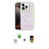 MARSİLYAN™- iPhone 16 Pro Max Kılıf Odak Prime - Siyah Buffer Cam Ekran Koruyucu + Raze Metal Kamera Lens - BZ