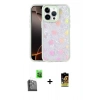 MARSİLYAN™- iPhone 16 Pro Max Kılıf Odak Prime - Siyah Buffer Cam Ekran Koruyucu + Raze Metal Kamera Lens - SH