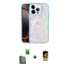 MARSİLYAN™- iPhone 16 Pro Max Kılıf Odak Prime - Siyah Buffer Cam Ekran Koruyucu + Raze Metal Kamera Lens - SH
