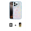MARSİLYAN™- iPhone 16 Pro Max Kılıf Odak Prime - Siyah Buffer Cam Ekran Koruyucu + Siyah PVD Metal Kamera Lens