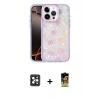 MARSİLYAN™- iPhone 16 Pro Max Kılıf Odak Prime - Siyah Buffer Cam Ekran Koruyucu + Siyah PVD Metal Kamera Lens
