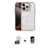 MARSİLYAN™- iPhone 16 Pro Max Kılıf Odak Prime - Siyah Buffer Hayalet Cam Ekran Koruyucu + Bilvis Titan Kamera Lens - TMGI
