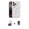 MARSİLYAN™- iPhone 16 Pro Max Kılıf Odak Prime - Siyah Buffer Hayalet Cam Ekran Koruyucu + Bilvis Titan Kamera Lens - SH