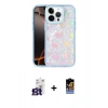 MARSİLYAN™- iPhone 16 Pro Max Kılıf Odak Prime - Siyah Buffer Hayalet Cam Ekran Koruyucu + Bilvis Titan Kamera Lens - TMGI