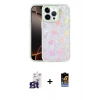 MARSİLYAN™- iPhone 16 Pro Max Kılıf Odak Prime - Siyah Buffer Hayalet Cam Ekran Koruyucu + Bilvis Titan Kamera Lens - TMGI