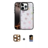 MARSİLYAN™- iPhone 16 Pro Max Kılıf Odak Prime - Siyah Buffer Hayalet Cam Ekran Koruyucu + Pers Alüminyum Kamera Lens - CLTM