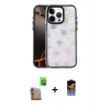 MARSİLYAN™- iPhone 16 Pro Max Kılıf Odak Prime - Siyah Buffer Hayalet Cam Ekran Koruyucu + Raze Metal Kamera Lens - CLTM