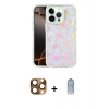 MARSİLYAN™- iPhone 16 Pro Max Kılıf Odak Prime - Siyah Joko Magic 5D Cam + Pers Alüminyum Kamera Lens - CLTM