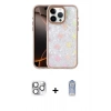 MARSİLYAN™- iPhone 16 Pro Max Kılıf Odak Prime - Siyah Joko Magic 5D Cam + Pers Alüminyum Kamera Lens - GS