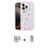 MARSİLYAN™- iPhone 16 Pro Max Kılıf Odak Prime - Siyah Joko Magic 5D Cam + Pers Alüminyum Kamera Lens - GS