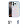 MARSİLYAN™- iPhone 16 Pro Max Kılıf Odak Prime - Siyah Joko Magic 5D Cam + Pers Alüminyum Kamera Lens - GS