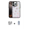 MARSİLYAN™- iPhone 16 Pro Max Kılıf Odak Prime - Siyah Joko Magic 5D Cam + Pers Alüminyum Kamera Lens - GS