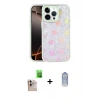 MARSİLYAN™- iPhone 16 Pro Max Kılıf Odak Prime - Siyah Joko Magic 5D Cam + Raze Metal Kamera Lens - NLGY