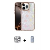 MARSİLYAN™- iPhone 16 Pro Max Kılıf Odak Prime - Siyah Joko Magic 5D Cam + Pers Alüminyum Kamera Lens - GI