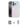 MARSİLYAN™- iPhone 16 Pro Max Kılıf Odak Prime - Siyah Joko Magic 5D Cam + PVD Metal Kamera Lens - GD