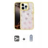 MARSİLYAN™- iPhone 16 Pro Max Kılıf Odak Prime - Siyah Joko Magic 5D Cam + PVD Metal Kamera Lens - GS