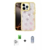MARSİLYAN™- iPhone 16 Pro Max Kılıf Odak Prime - Siyah Joko Magic 5D Cam + Raze Metal Kamera Lens - BZ