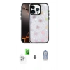 MARSİLYAN™- iPhone 16 Pro Max Kılıf Odak Prime - Siyah Joko Magic 5D Cam + Raze Metal Kamera Lens - BZ