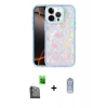 MARSİLYAN™- iPhone 16 Pro Max Kılıf Odak Prime - Siyah Joko Magic 5D Cam + Siyah Raze Metal Kamera Lens