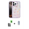 MARSİLYAN™- iPhone 16 Pro Max Kılıf Odak Prime - Siyah Joko Magic 5D Cam + Siyah Raze Metal Kamera Lens