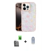 MARSİLYAN™- iPhone 16 Pro Max Kılıf Odak Prime - Siyah Joko Magic 5D Cam + Siyah Raze Metal Kamera Lens