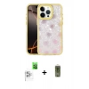 MARSİLYAN™- iPhone 16 Pro Max Kılıf Odak Prime - Siyah Joko Magic 5D Hayalet Cam + Raze Metal Kamera Lens - BZ
