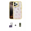 MARSİLYAN™- iPhone 16 Pro Max Kılıf Odak Prime - Siyah Joko Magic 5D Hayalet Cam + Bilvis Titan Kamera Lens - TMGI