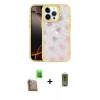 MARSİLYAN™- iPhone 16 Pro Max Kılıf Odak Prime - Siyah Joko Magic 5D Hayalet Cam + Çöl Titanyum Raze Metal Kamera Lens
