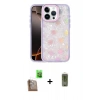 MARSİLYAN™- iPhone 16 Pro Max Kılıf Odak Prime - Siyah Joko Magic 5D Hayalet Cam + Çöl Titanyum Raze Metal Kamera Lens