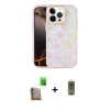 MARSİLYAN™- iPhone 16 Pro Max Kılıf Odak Prime - Siyah Joko Magic 5D Hayalet Cam + Çöl Titanyum Raze Metal Kamera Lens
