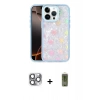 MARSİLYAN™- iPhone 16 Pro Max Kılıf Odak Prime - Siyah Joko Magic 5D Hayalet Cam + Pers Alüminyum Kamera Lens - GI