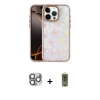 MARSİLYAN™- iPhone 16 Pro Max Kılıf Odak Prime - Siyah Joko Magic 5D Hayalet Cam + Pers Alüminyum Kamera Lens - GI