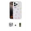 MARSİLYAN™- iPhone 16 Pro Max Kılıf Odak Prime - Siyah Joko Magic 5D Hayalet Cam + Pers Alüminyum Kamera Lens - GI