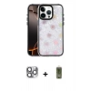 MARSİLYAN™- iPhone 16 Pro Max Kılıf Odak Prime - Siyah Joko Magic 5D Hayalet Cam + Pers Alüminyum Kamera Lens - GI
