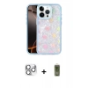 MARSİLYAN™- iPhone 16 Pro Max Kılıf Odak Prime - Siyah Joko Magic 5D Hayalet Cam + Pers Alüminyum Kamera Lens - GS