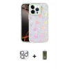MARSİLYAN™- iPhone 16 Pro Max Kılıf Odak Prime - Siyah Joko Magic 5D Hayalet Cam + Pers Alüminyum Kamera Lens - GS