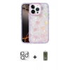 MARSİLYAN™- iPhone 16 Pro Max Kılıf Odak Prime - Siyah Joko Magic 5D Hayalet Cam + Pers Alüminyum Kamera Lens - GS