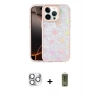 MARSİLYAN™- iPhone 16 Pro Max Kılıf Odak Prime - Siyah Joko Magic 5D Hayalet Cam + Pers Alüminyum Kamera Lens - GS