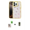MARSİLYAN™- iPhone 16 Pro Max Kılıf Odak Prime - Siyah Joko Magic 5D Hayalet Cam + Raze Metal Kamera Lens - NLGY